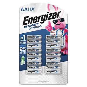 Costco - Energizer Ultimate Lithium AA Batteries 18ct $9.97 in store YMMV