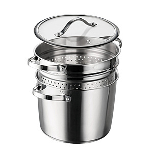 Costco Members: 8-Qt Tramontina Stainless Steel Tri-ply Multicooker w/ Insert $20 (Select Stores, In-Store Only)