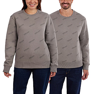 Costco Members: Kirkland Signature Unisex Logo Crewneck (Gray) $8 + Free S&H