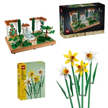Costco Members: LEGO Fountain Garden 10359 & Daffodils 40747 Bundle $49.97 + Free Shipping