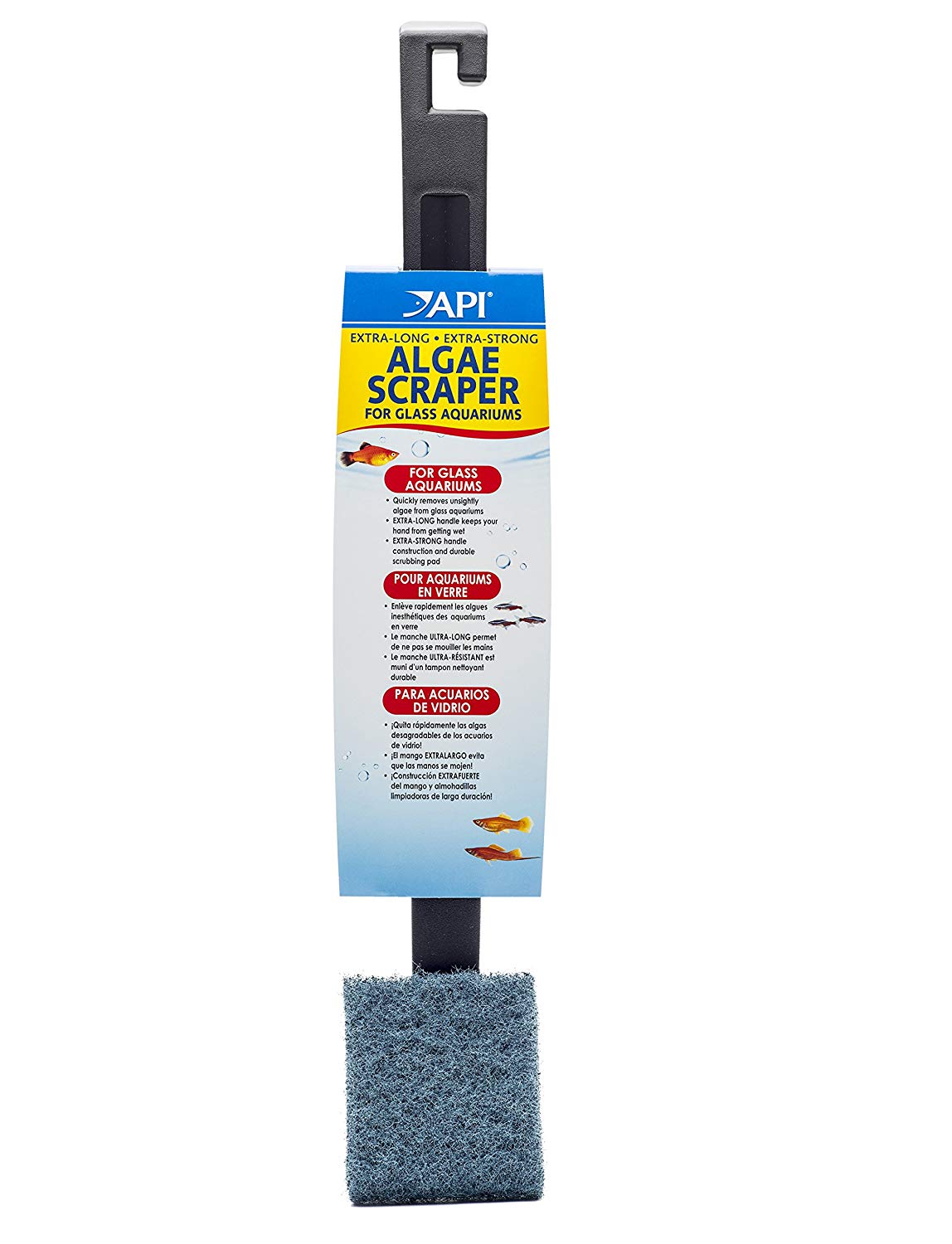 API Algae scraper and hand held pads for Glass Aquariums $1.98