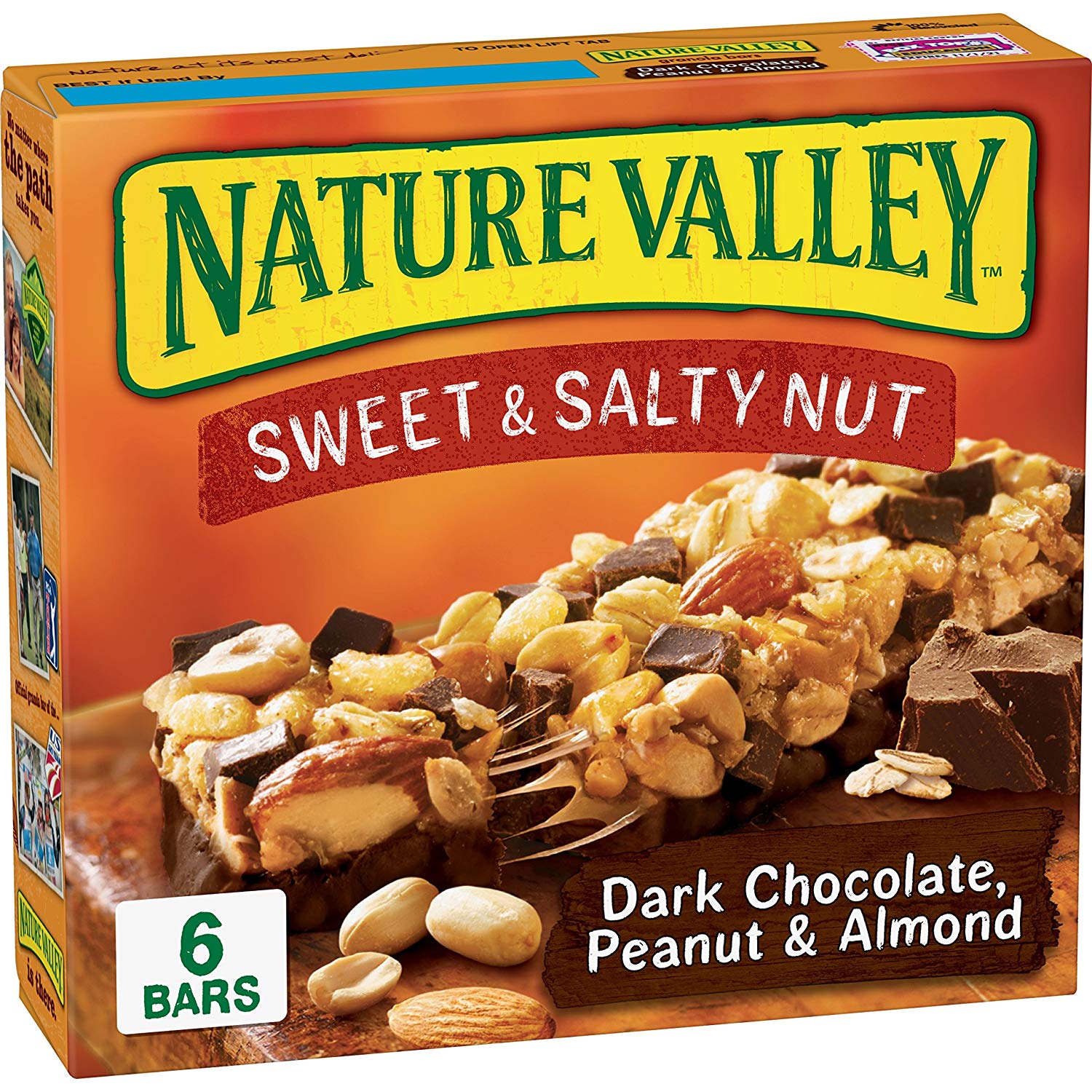 Nature Valley Granola Bars, Sweet and Salty Nut, Dark Chocolate Peanut & Almond, 7.4 Ounce Pack of 1 (6 bars) $1.88