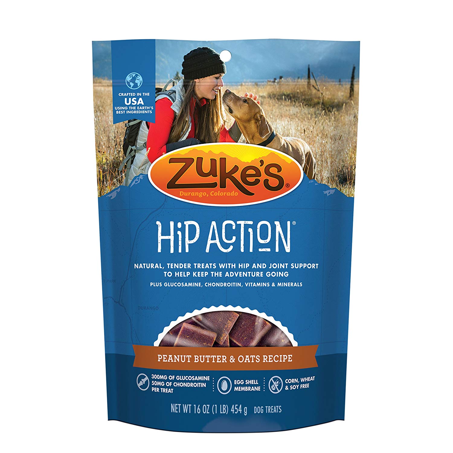 Zuke's Hip Action Dog Treats 16oz $7.12