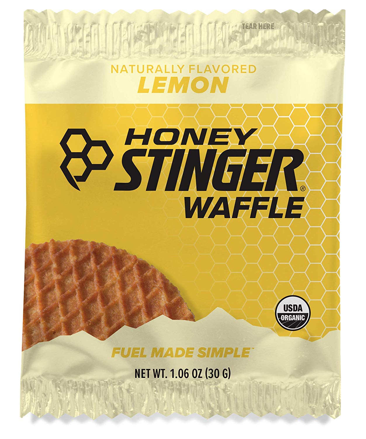Honey Stinger Organic Waffle, Lemon, Sports Nutrition, 1.06 Ounce (16 Count) $7.11 with s/s