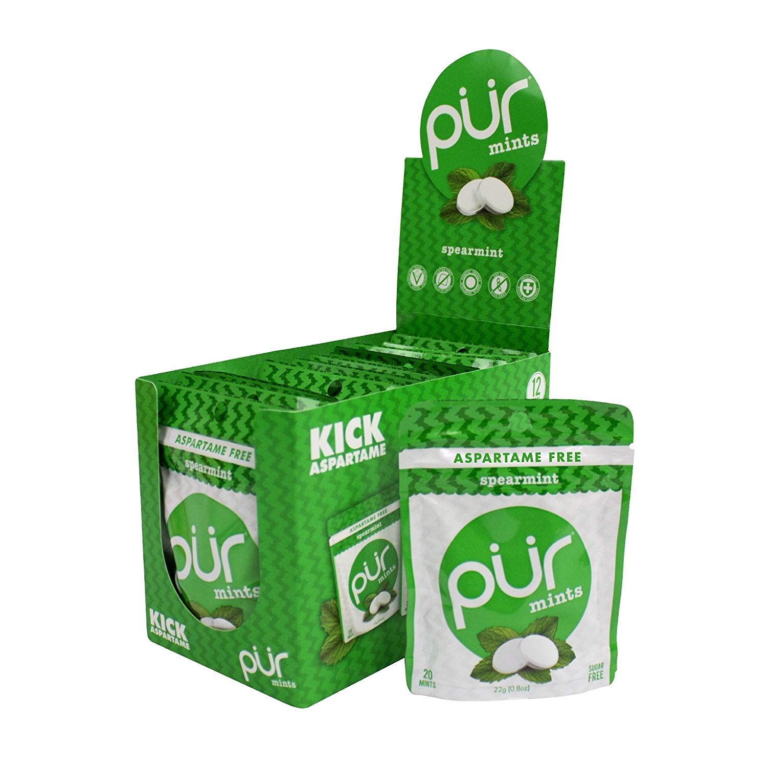 Amazon Warehouse Pur 100 Xylitol Breath Mints Spearmint Or