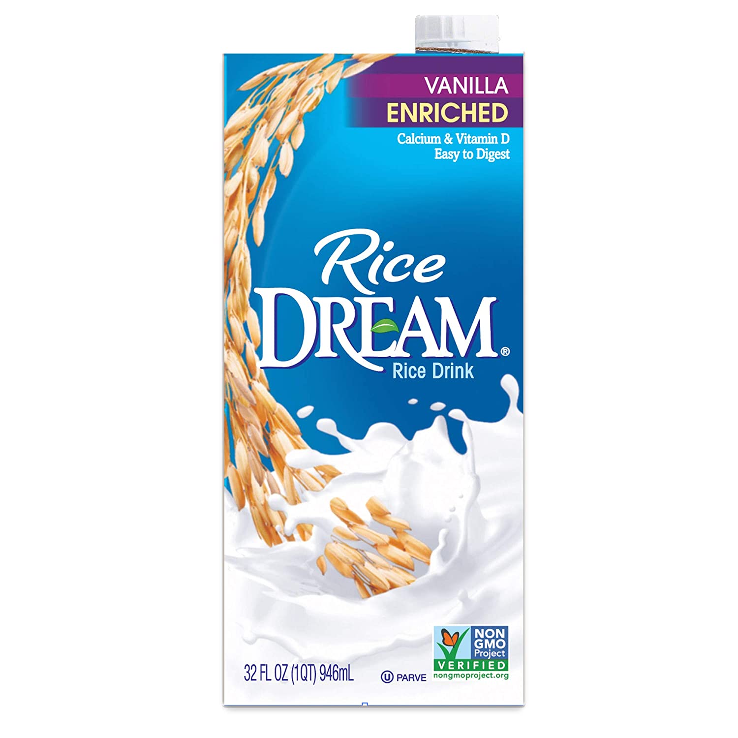 RICE DREAM Enriched Vanilla Rice Drink, 32 fl. oz. (Pack of 6) $6.10 with s/s