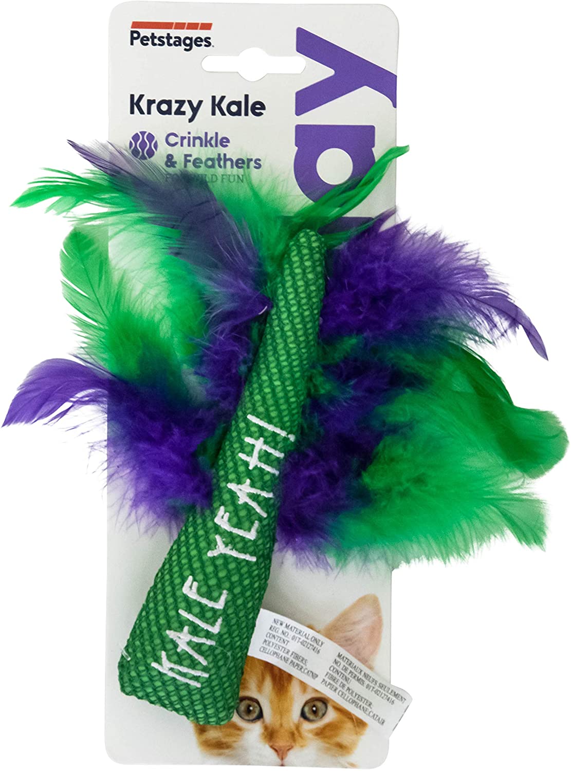 Petstages Dental Catnip Toy (Krazy Kale) $1