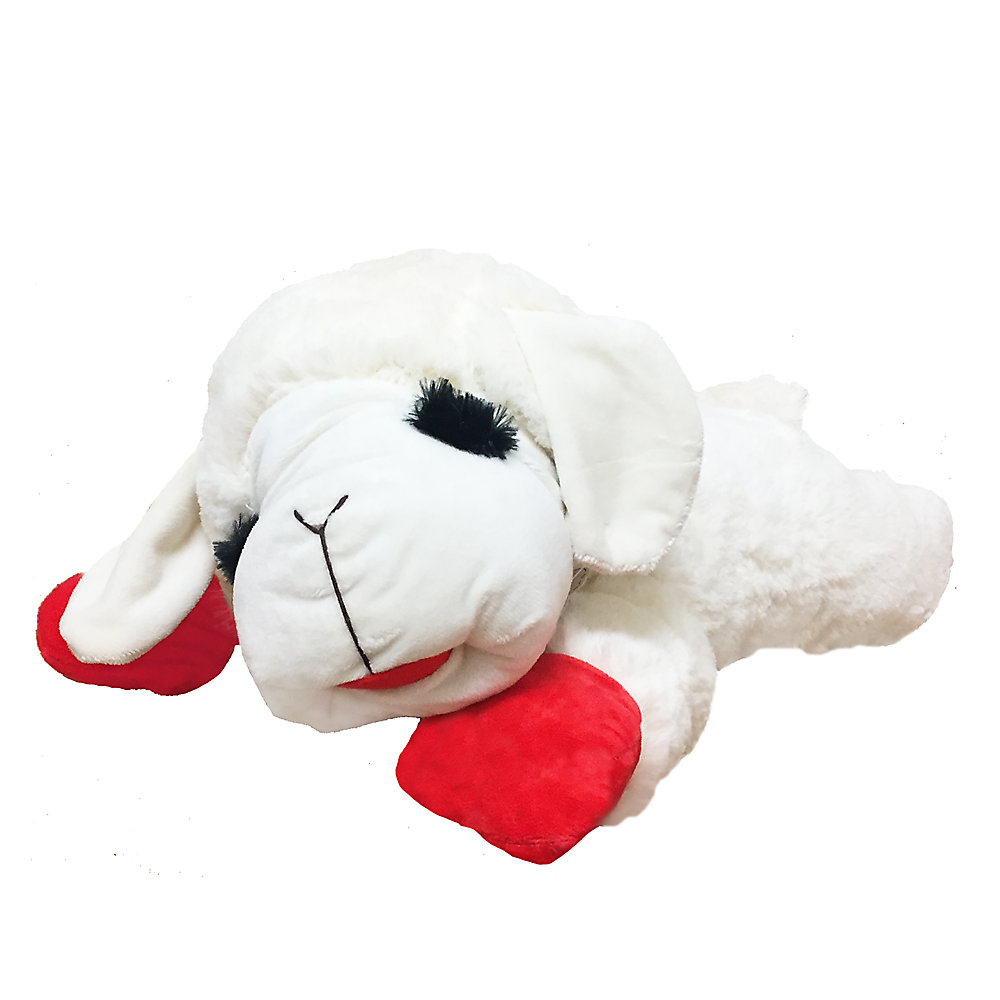 Multipet Lamb Chop Dog Toy - Squeaker, Plush (Jumbo) $7.56