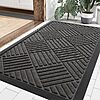 29.5&amp;quot; x17&amp;quot; Smiry Heavy Duty Natural Rubber Doormat (Grey) $7.88 + Free Shipping w/ Prime or on $35+