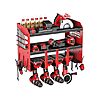Wall Mount Power Tool Organizer: 3-Tier Storage Rack w/ 4 Drill Holders $21.99 + Free Shipping w/ Prime