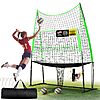 Adjustable Volleyball Serving &amp;amp; Spiking Training Net System $64.98 + Free Shipping