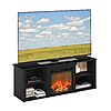 Prime Members: 60&amp;quot; Furinno Classic TV Stand with Fireplace (Americano) $113.64 + Free Shipping