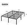 14&amp;quot; Metal Platform Bed w/ Heavy Duty Steel Slat Mattress Foundation (Queen) $36.99 + Free Shipping w/ Prime