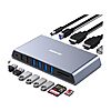 12-in-1 BENFEI USB A/C Docking Station w/ Dual HDMI, 6 USB Ports, SD/TF Card Reader, Gigabit Ethernet &amp;amp; 3.5mm Audio $19.99 + Free Shipping w/ Prime