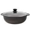 3.5 Quart IMUSA Fuzion Cast Aluminum Bronze Speckled Nonstick Caldero w/ Lid $11.87 + Free S&amp;amp;H w/ Walmart+ or on $35+