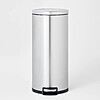 30L Brightroom Round Step Stainless Steel Trash Can (Silver) $13.99 + Free Shipping