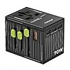 70W TenTrend Universal Travel Adapter w/ 4x USB-C &amp;amp; USB-A Port (EU/UK/AUS/USA Plugs) $9.99 + Free Shipping w/ Prime or on $35+