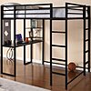 DHP Abode Metal Loft Bed w/ Desk (Full) $148.99 + Free Shipping