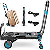 2-in-1 SEESII 330 lbs Capacity Folding Hand Truck Cart Dolly w/ 3-Gear Retractable Handle &amp;amp; TPR Wheels $47.49 + Free Shipping