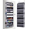 Prime Members: ULG 1 Pack Over Door Organizer with 5 Large Pockets &amp;amp; 10 Mesh Side Pockets (Dark Grey) $18.99 + Free Shipping