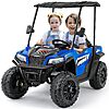 12V ELEMARA Kids Ride-On Dump Truck w/ Dump Bed, LED Lights, Bluetooth, 3 Speeds &amp;amp; 2-Seater Design (Blue) $169.99 + Free Shipping