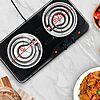 1700W VENTE Electric Double Burner Countertop Cooktop w/ Dual Coil Hot Plates &amp;amp; 5-Level Temp Control $16.99 + Free Shipping w/ Prime or on $35+