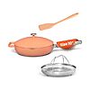 Prime Members: 10.5&amp;quot; Nutricook OnePan Ceramic Saut&eacute; Pan (Canyon Sunset) $29.99 + Free Shipping w/ Prime
