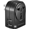 Insignia Grounded Travel Adapter w/ USB Ports $7.19 + Free Shipping