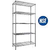 5-Tier Ktaxon Wire Shelving Unit Storage Rack (Silver) $34.99 + Free S&amp;amp;H w/ Walmart+ or on $35+