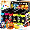 40-Piece Acrylic Paint Set: 24 Colors + Brushes/Knives/Palette $16.19 + Free Shipping w/ Prime or on $35+