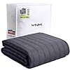 YnM 15-Lb Cooling Beads Weighted Blanket, Dark Grey, 48" x 72"