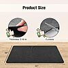 Corduroy Office Chair Mat (Grey)