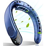 Prime Members: FrSara 4000mAh 3-Speed Rechargeable Neck Fan w/ LED Display (Blue) $13.50 + Free Shipping