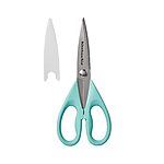 Prime Members: KitchenAid All Purpose Aqua Sky Kitchen Shears w/ Protective Sheath (Stainless Steel Scissors) $5.99 + Free Shipping