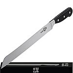 10&quot; KUMA Stainless Steel Bread Knife $9.99 + Free Shipping w/ Prime or on $35+
