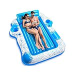 85&quot; × 71&quot; Adult Inflatable Pool Lounge Float $15 + Free Shipping w/ Prime