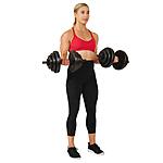 40-Lb Sunny Health &amp; Fitness Exercise Vinyl Dumbbell Set $22.12 + Free Shipping w/ Prime or on $35+