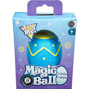 Select Walmart Stores: Mattel Games: Magic 8 Ball Easter Egg Novelty Toy $1