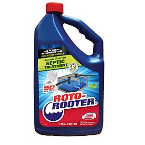 64-Oz Roto-Rooter Septic Treatment $7 + Free Store Pickup