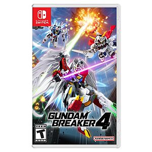 Gundam Breaker 4 Launch Edition w/ 11x17" Poster, Builder's parts, & RX-78 Gundam Recirculation Color Early Unlock (Nintendo Switch) $27.99 + Free Shipping w/ Prime or on $35+