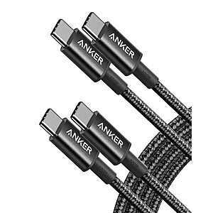 6' Anker 100W USB-C to USB-C Cable (2-Pack) $9.99 + Free Shipping w/ Prime or on $35+