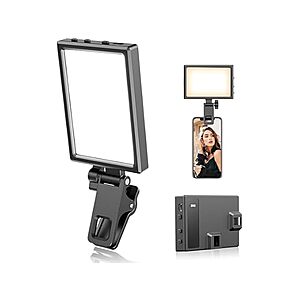 UBeesize Rechargeable LED Selfie Light w/ Clip $12.99 + Free Shipping w/ Prime
