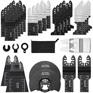 30-Piece VEVOR High Carbon Steel Oscillating Tool Blade Set $16.99 + Free In-Store Pickup at Lowes