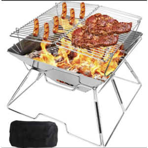 Beautysureup Campfire Charcoal Portable BBQ Grill: 4 Sides $16.99, 6 Sides $21.99 + Free Shipping w/ Walmart+ or on $35+