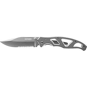 Gerber Knives: Paraframe II Folded Knife $17.99, Ripstop II Drop Point Folding Knife $18.99 + Free Store Pickup at Dick's Sporting Goods