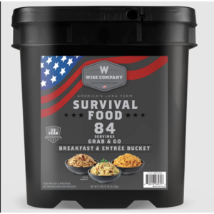 84-Serving ReadyWise Breakfast & Entrée Emergency Food Bucket $59.67 + Free Shipping