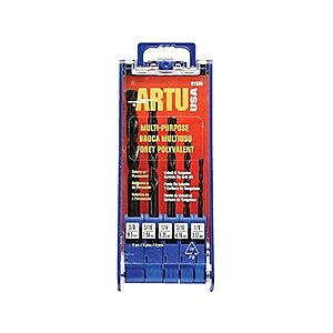 5-Piece ARTU Multi-Purpose Drill Bit Set $10.97 + Free Shipping w/ Prime