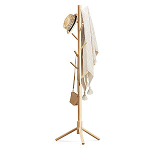 8 -Hook Freestanding Adjustable Solid Wood Coat Rack $27.99, 7" Wayfair Sleep Steel Bed Frame (California King) $50.99 & More + Free Shipping on $35+