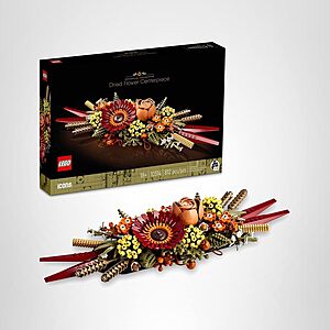 812-Piece LEGO Icons Dried Flower Centerpiece Building Set $35.96 + Free Shipping