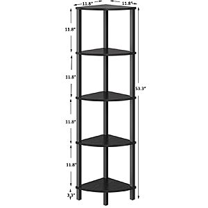 Vimber Corner Bookshelf